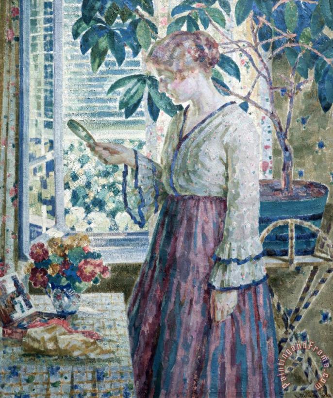 Sunlit Window painting - Louis Ritman Sunlit Window Art Print