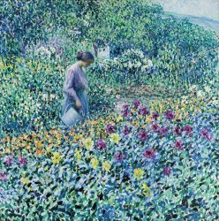 Louis Ritman Woman with Watering Can