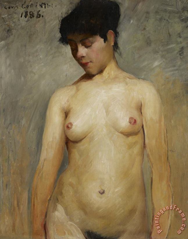 Lovis Corinth Nude Girl Art Painting