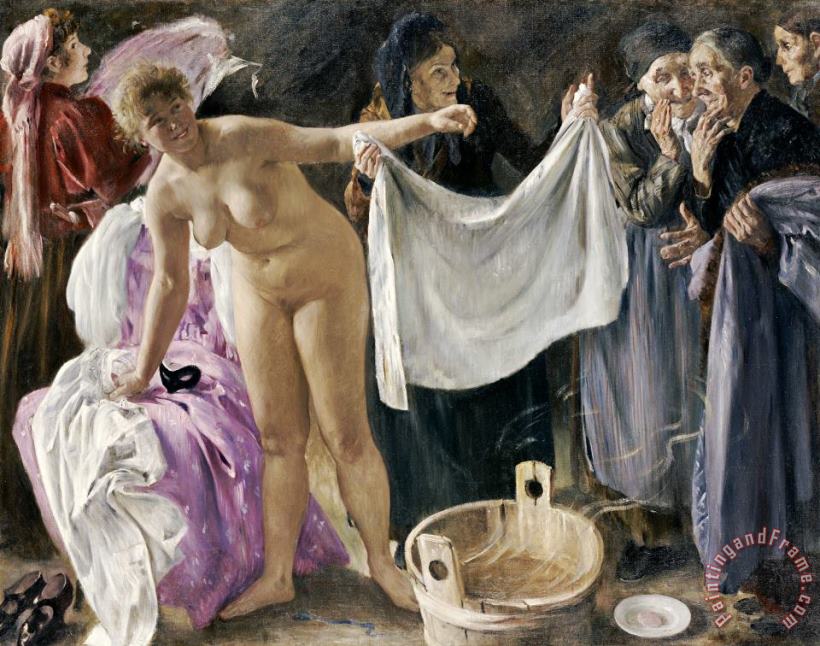 The Witches painting - Lovis Corinth The Witches Art Print