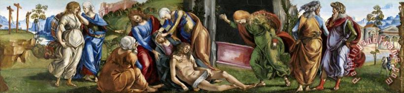 Lamentation Over The Dead Christ painting - Luca Signorelli Lamentation Over The Dead Christ Art Print