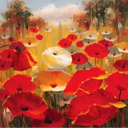 Lucas Santini Meadow Poppies III