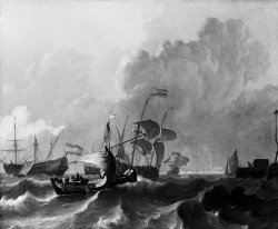 Ludolf Backhuysen The Y Off Amsterdam