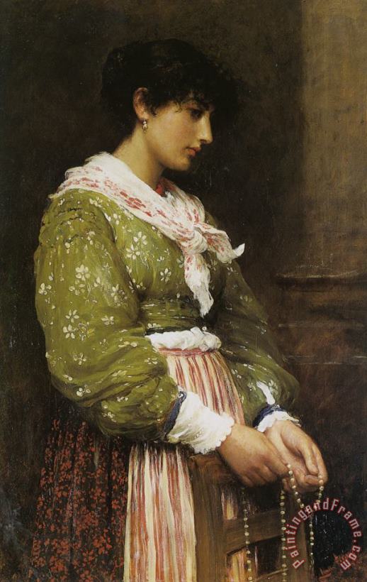 Luke Fildes Devotion Art Painting