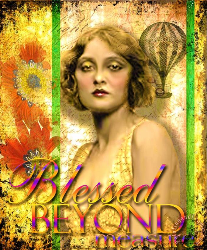 Blessed Beyond Measure painting - Lynell Withers Blessed Beyond Measure Art Print