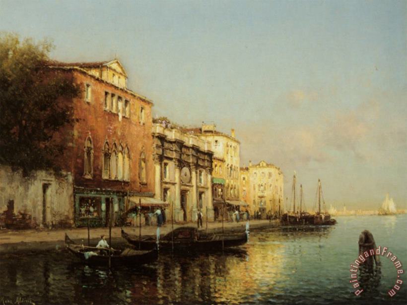 Venise painting - Marc Aldine Venise Art Print
