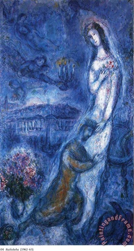 Marc Chagall Bathsheba 1963 Art Painting