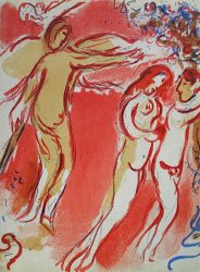 Marc Chagall Bible Adam Et Eve Chasses Du Paradis