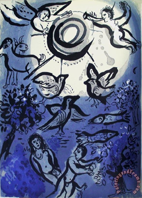 Marc Chagall Bible Creation Art Print