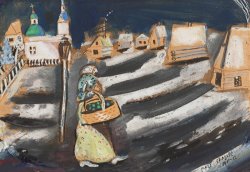 Marc Chagall Debut D'hiver Russe, 1912