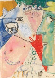 Marc Chagall Etude Pour 'moi Et Le Village', 1911