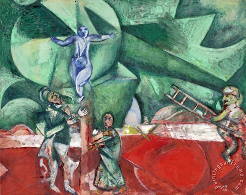 Marc Chagall Golgotha. 1912 Art Painting
