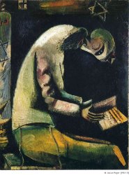 Marc Chagall Jew at Prayer 1913