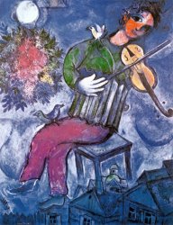 Marc Chagall The Blue Violinist
