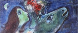 Marc Chagall Woman with Green Donkey