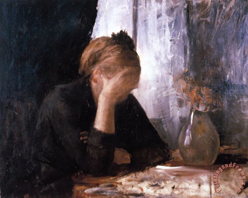 Maria Konstantinowna Bashkirtseff Despair Art Painting