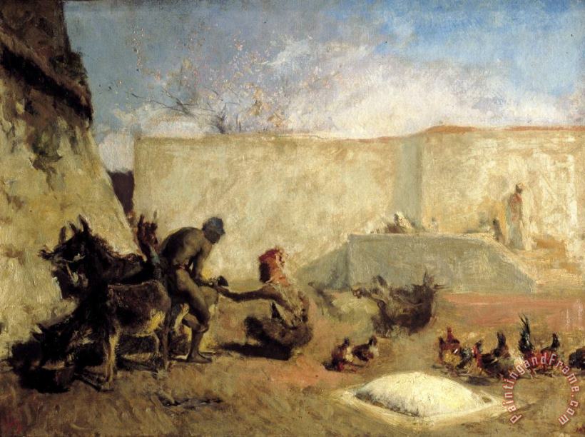 Moroccan Horseshoer painting - Mariano Jose Maria Bernardo Fortuny Y Carbo Moroccan Horseshoer Art Print