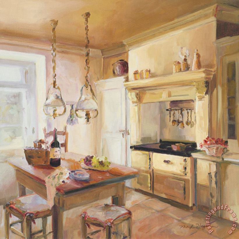 French Kitchen II painting - Marilyn Hageman French Kitchen II Art Print