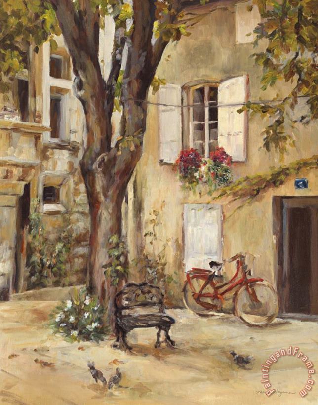 Provence Village I painting - Marilyn Hageman Provence Village I Art Print