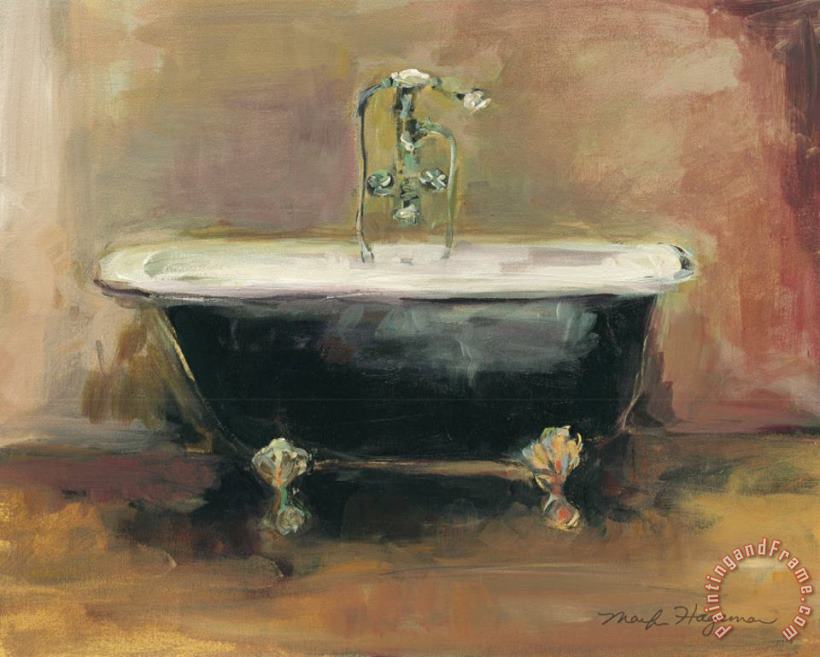 Vintage Tub I painting - Marilyn Hageman Vintage Tub I Art Print