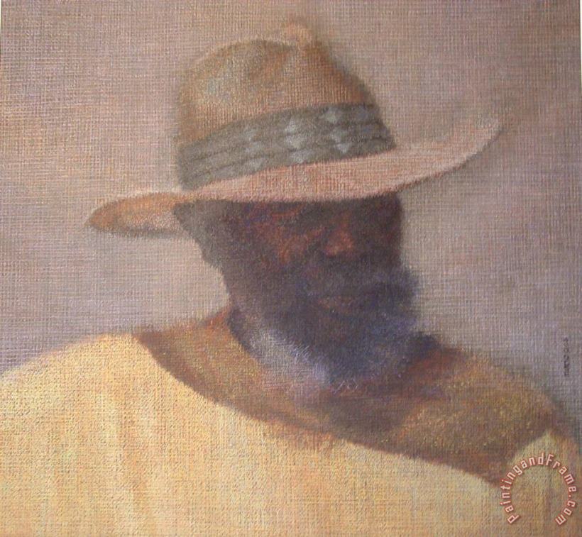 Mario A. Robinson The Medicine Man Art Painting