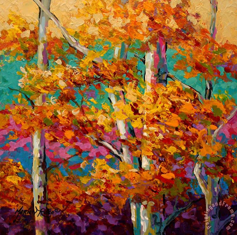 Marion Rose Abstract Autumn III Art Painting