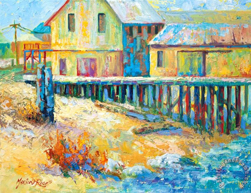 Marion Rose Alert Bay Cannery Art Painting