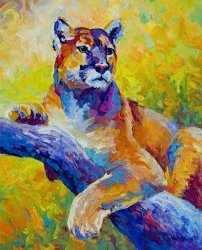 Marion Rose Cougar Portrait I