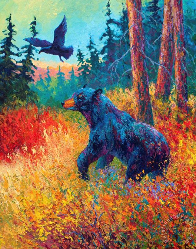 Forest Friends painting - Marion Rose Forest Friends Art Print