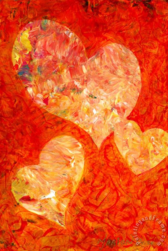 Heartfelt 2 painting - Marion Rose Heartfelt 2 Art Print