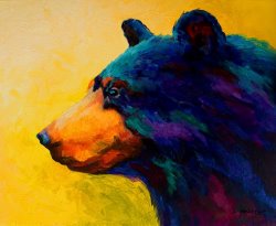 Marion Rose Looking On II - Black Bear