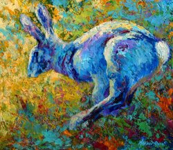 Marion Rose Running Hare