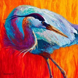 Marion Rose Second Glance - Great Blue Heron