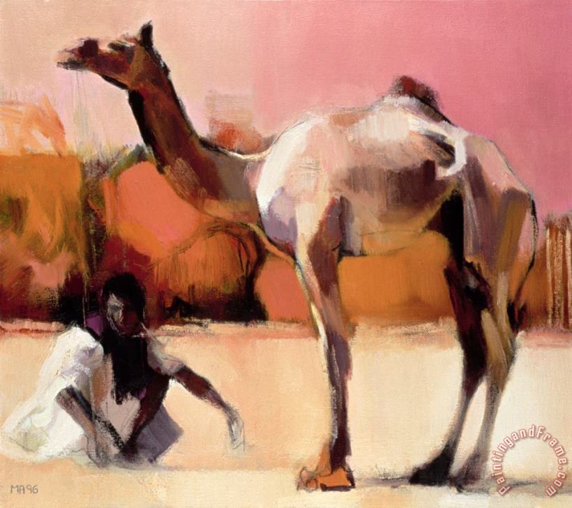 Mark Adlington dsu and Said - Rann of Kutch Art Painting
