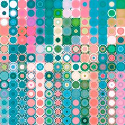 Mark Lawrence Circles And Squares 20. Modern Abstract Fine Art