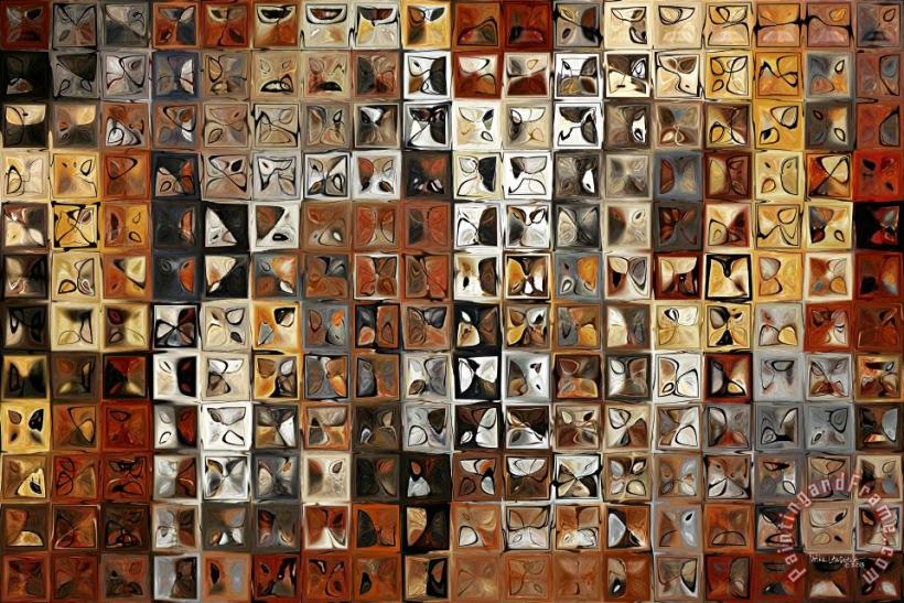 Mark Lawrence Tile Art 1 2013-modern Mosaic Tile Art Painting Art Painting