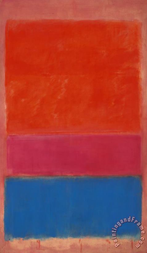 Mark Rothko No 1 Royal Red And Blue 1954 Art Painting