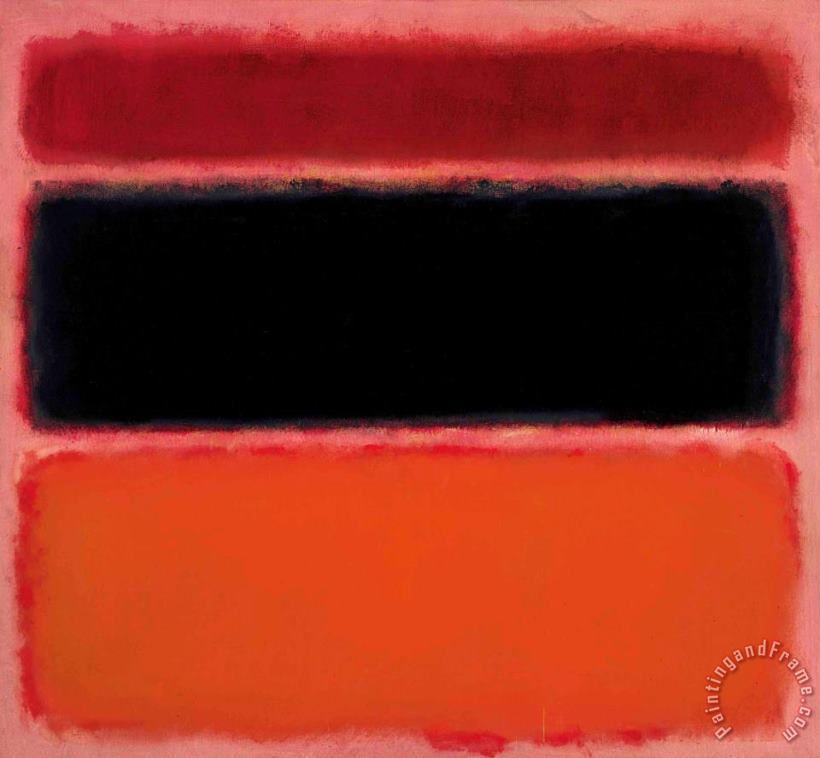 Mark Rothko No. 36 (black Stripe), 1958 Art Painting
