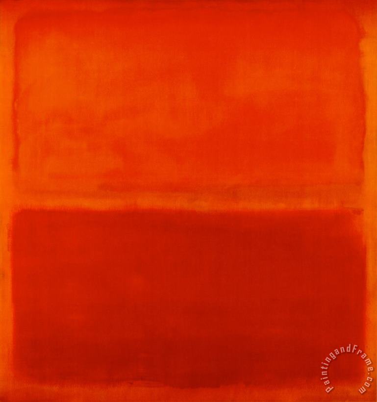 No 3 1967 painting - Mark Rothko No 3 1967 Art Print
