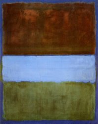 Mark Rothko No 61 Brown Blue Brown on Blue C 1953