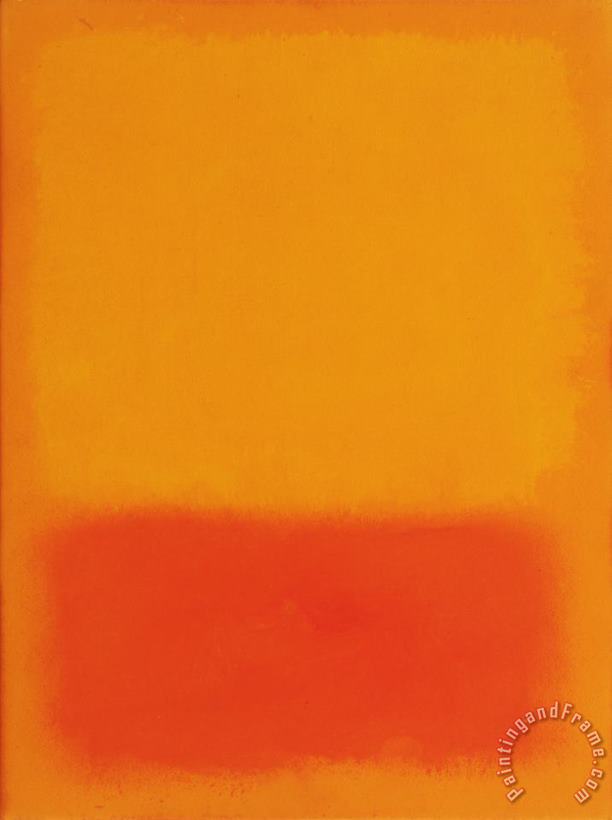 Mark Rothko Untitled. (1968) Art Painting