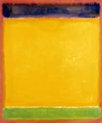 Mark Rothko Untitled Blue Yellow Green on Red 1954
