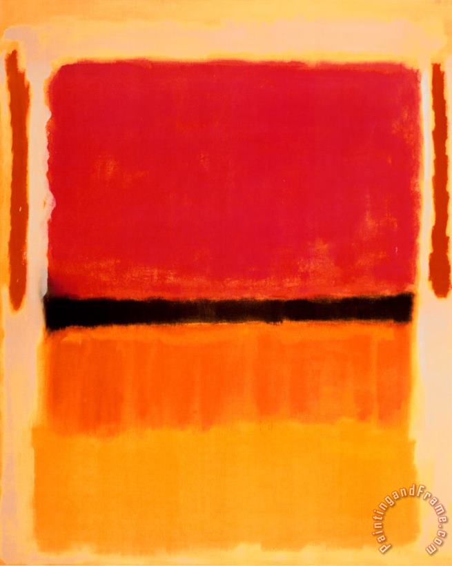 Mark Rothko Untitled Violet Black Orange Yellow on White And Red 1949 Art Painting
