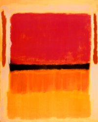 Mark Rothko Untitled Violet Black Orange Yellow on White And Red 1949