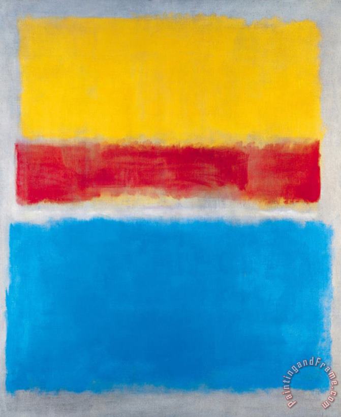 Mark Rothko Untitled Yellow Red And Blue Art Print