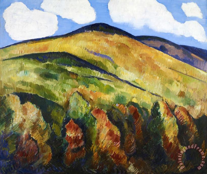 Marsden Hartley Mountains No. 22 Art Painting