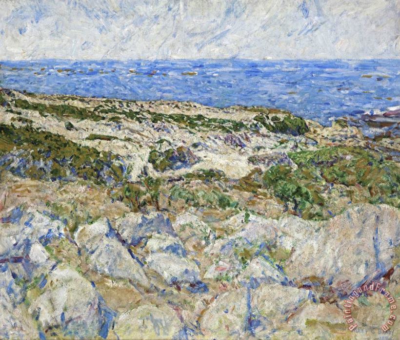 Sand Dunes in Monterey painting - Mary Brady Sand Dunes in Monterey Art Print