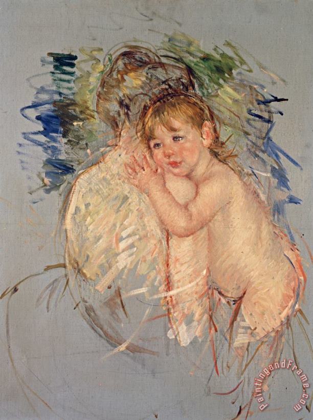A Study for 'le Dos Nu' painting - Mary Cassatt A Study for 'le Dos Nu' Art Print