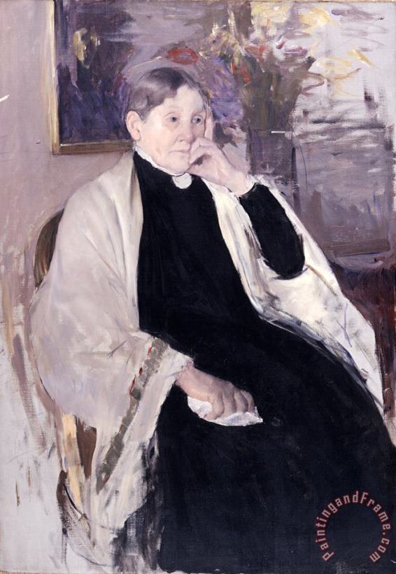 Mary Cassatt Mrs. Robert S. Cassatt, The Artist's Mother Art Painting