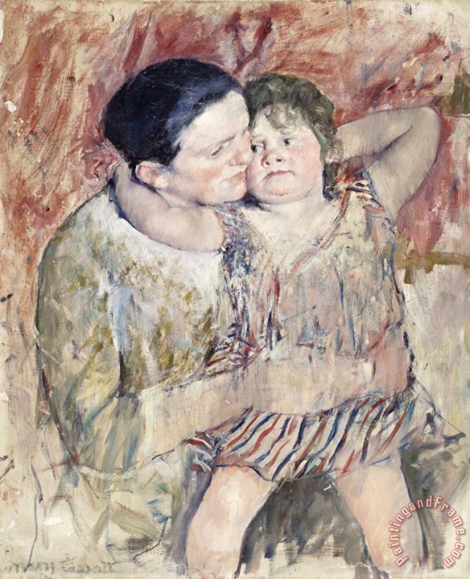 Woman And Child painting - Mary Cassatt Woman And Child Art Print